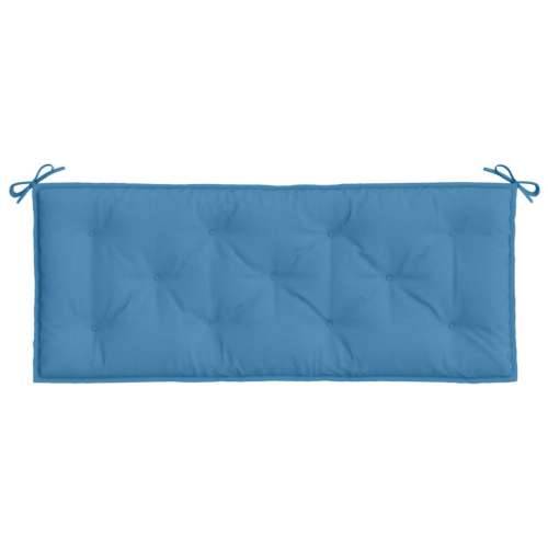 Jastuk za vrtnu klupu prošarano plavi 120x50x7 cm od tkanine - prošarana plava 120 x 50 x 7 cm 1 Cijena