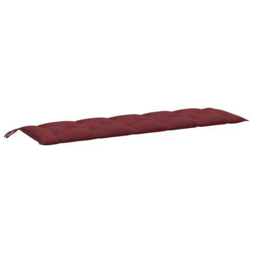 Jastuci za vrtnu klupu 2 kom Crvena vina 180x50x7 cm tkanina - prošarana crvena boja vina 180 x 50 x 7 cm 1 Cijena
