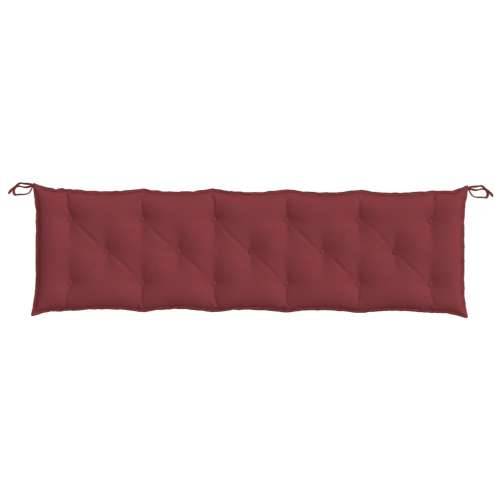 Jastuci za vrtnu klupu 2 kom Crvena vina 180x50x7 cm tkanina - prošarana crvena boja vina 180 x 50 x 7 cm 1 Cijena