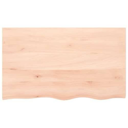 Zidna polica za Lavabo - Umivaonik od čelika i masivne hrastovine Smeđa i crna 100 x 60 x 2 cm 1 Trapez Cijena