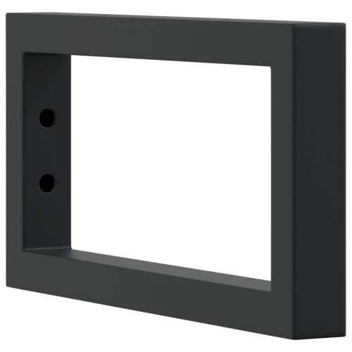 Nosači polica za Lavabo - Umivaonik 2 kom crni pravokutni čelični - Crna 15 x 30 cm 1 Pravokutno Cijena