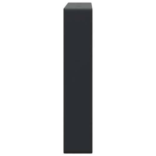 Nosači polica za Lavabo - Umivaonik 2 kom crni pravokutni čelični - Crna 15 x 30 cm 1 Pravokutno Cijena