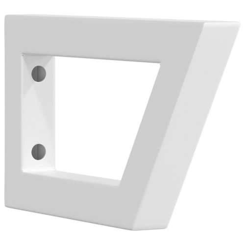 Nosači polica za Lavabo - Umivaonik 2 kom bijeli trapezni čelični - Bijela 15 x 30 cm 1 Trapez Cijena