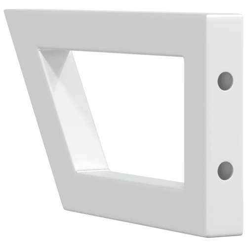 Nosači polica za Lavabo - Umivaonik 2 kom bijeli trapezni čelični - Bijela 15 x 30 cm 1 Trapez Cijena