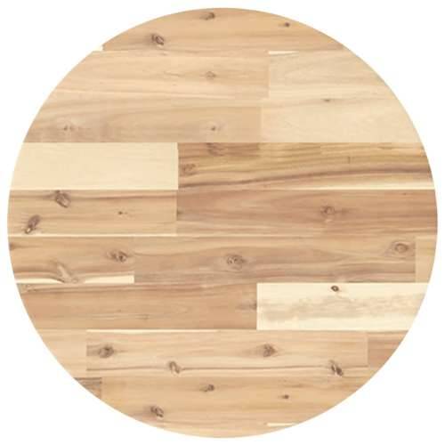 Okrugla stolna ploča Ø 50 x 4 cm od masivnog bagremovog drva - Prirodna Ø 50 x 4 cm 1 Cijena