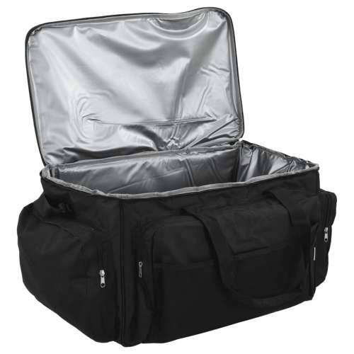 Torba za ribolov vodootporna crna od tkanine Oxford - Crna 70 x 35 x 35 cm Cijena