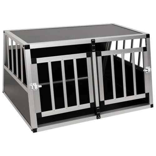 Kavez za pse s dvostrukim vratima 89 x 69 x 50 cm Cijena