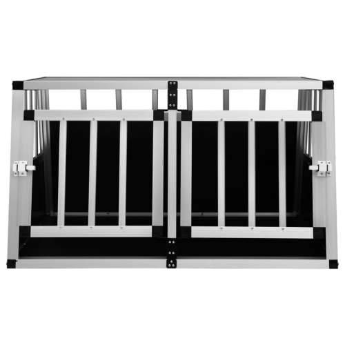 Kavez za pse s dvostrukim vratima 89 x 69 x 50 cm Cijena