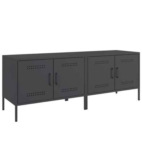 TV ormarići 2 kom crni 68 x 39 x 50,5 cm čelični Crna 2 Cijena