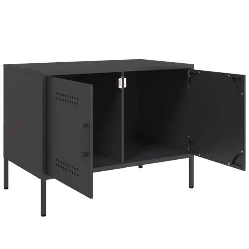 TV ormarići 2 kom crni 68 x 39 x 50,5 cm čelični Crna 2 Cijena