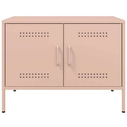 TV ormarići 2 kom ružičasti 68 x 39 x 50,5 cm čelični - Ružičasta 2 Cijena