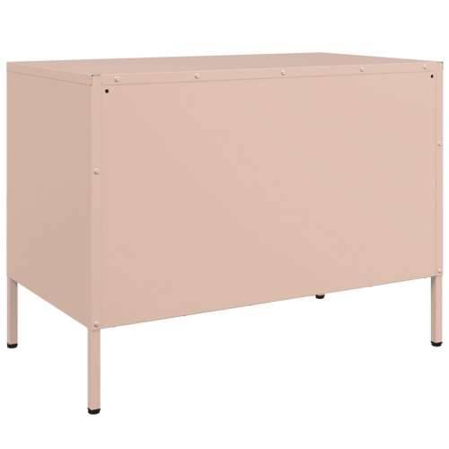 TV ormarići 2 kom ružičasti 68 x 39 x 50,5 cm čelični - Ružičasta 2 Cijena