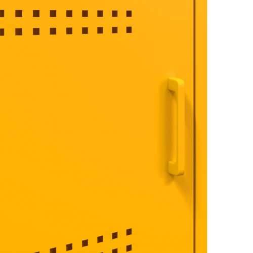 TV ormarić boja senfa 100,5 x 39 x 50,5 cm čelični - Žuta 1 Cijena