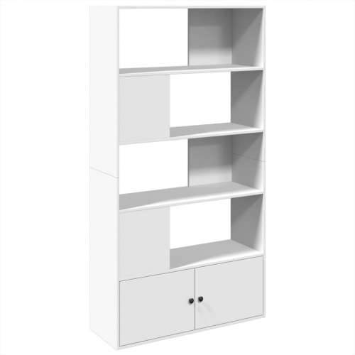 Regal za knjige bijeli 100x36x189 cm od konstruiranog drva - Bijela 1 100 cm Cijena