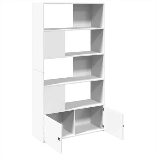 Regal za knjige bijeli 100x36x189 cm od konstruiranog drva - Bijela 1 100 cm Cijena