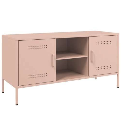 TV ormarić ružičasti 100,5 x 39 x 50,5 cm čelični - Ružičasta 1 Cijena
