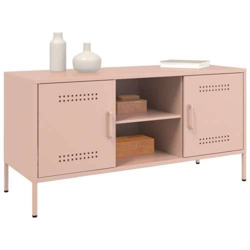 TV ormarić ružičasti 100,5 x 39 x 50,5 cm čelični - Ružičasta 1 Cijena