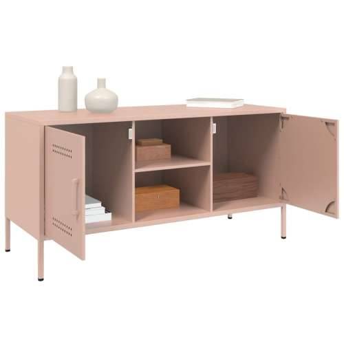 TV ormarić ružičasti 100,5 x 39 x 50,5 cm čelični - Ružičasta 1 Cijena