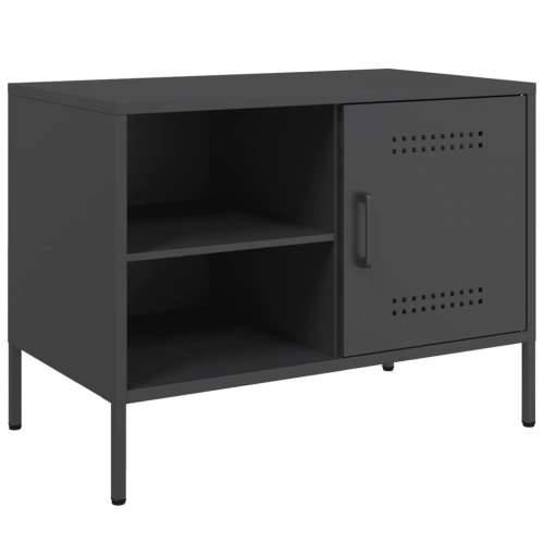 TV ormarić crni 68 x 39 x 50,5 cm čelični - Crna 1 Cijena