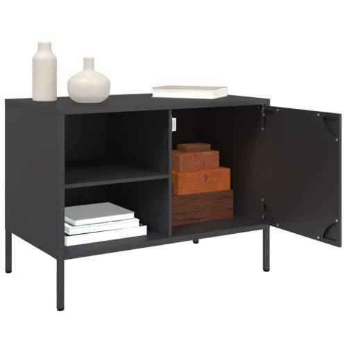 TV ormarić crni 68 x 39 x 50,5 cm čelični - Crna 1 Cijena