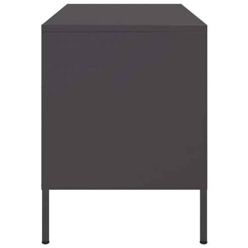 TV ormarić crni 68 x 39 x 50,5 cm čelični - Crna 1 Cijena