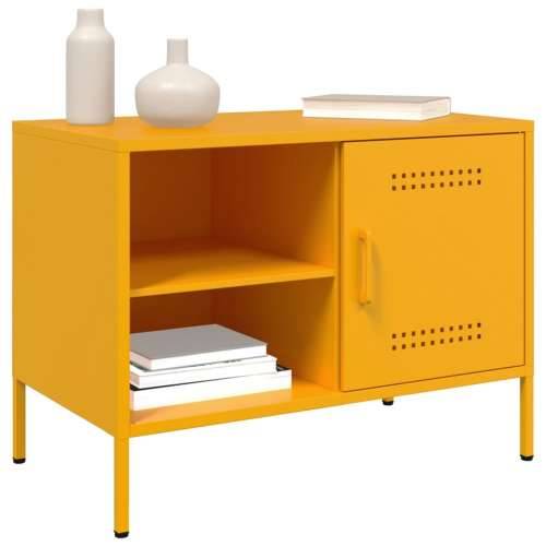 TV ormarići 2 kom žuta boja senfa 68 x 39 x 50,5 cm čelični - Žuta 2 Cijena