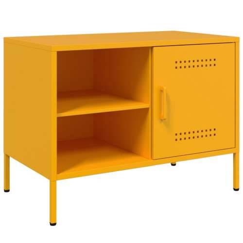 TV ormarići 2 kom žuta boja senfa 68 x 39 x 50,5 cm čelični - Žuta 2 Cijena