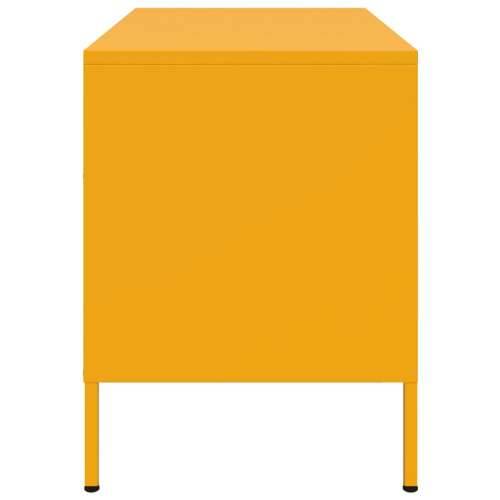 TV ormarići 2 kom žuta boja senfa 68 x 39 x 50,5 cm čelični - Žuta 2 Cijena