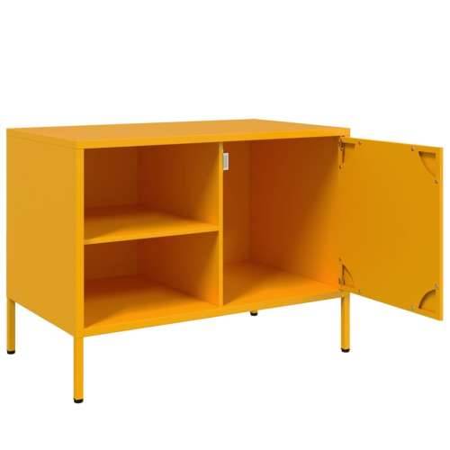 TV ormarići 2 kom žuta boja senfa 68 x 39 x 50,5 cm čelični - Žuta 2 Cijena