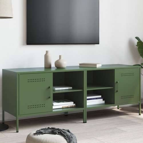 TV ormarići 2 kom maslinastozeleni 68 x 39 x 50,5 cm čelični - Zelena 2 Cijena