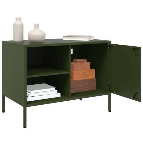 TV ormarići 2 kom maslinastozeleni 68 x 39 x 50,5 cm čelični - Zelena 2 Cijena