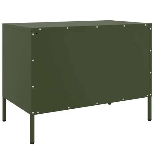TV ormarići 2 kom maslinastozeleni 68 x 39 x 50,5 cm čelični - Zelena 2 Cijena