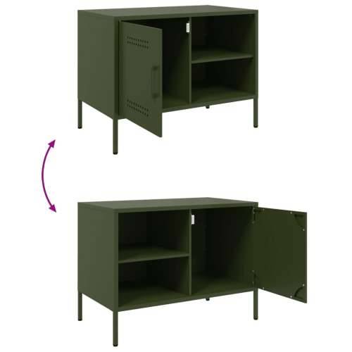 TV ormarići 2 kom maslinastozeleni 68 x 39 x 50,5 cm čelični - Zelena 2 Cijena
