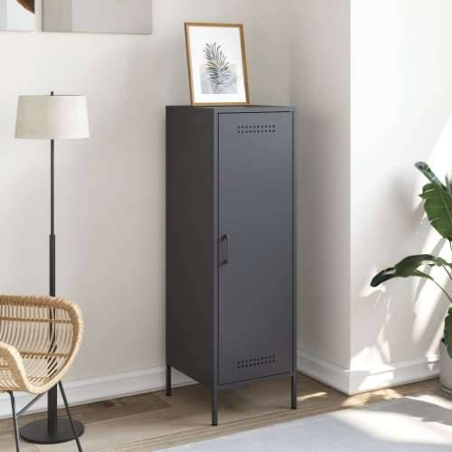 Visoka komoda antracit 36 x 39 x 113 cm čelična Antracit 1 Cijena
