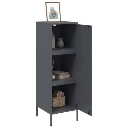 Visoka komoda antracit 36 x 39 x 113 cm čelična Antracit 1 Cijena