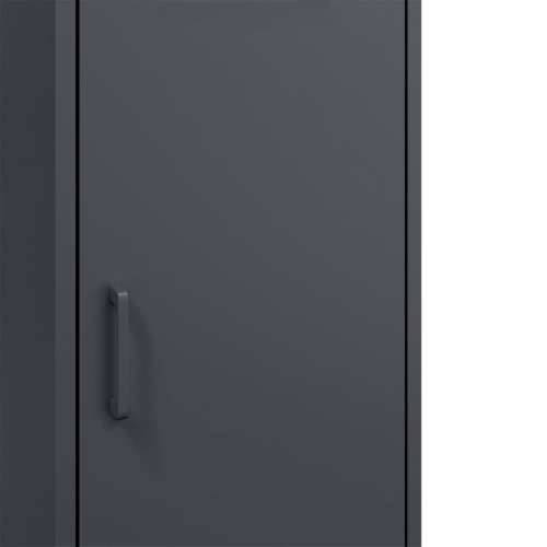 Visoka komoda antracit 36 x 39 x 113 cm čelična Antracit 1 Cijena