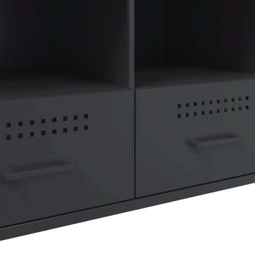 TV ormarić crni 100,5 x 39 x 50,5 cm čelični Crna 1 Cijena