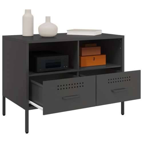 TV ormarići 2 kom crni 68 x 39 x 50,5 cm čelični - Crna 2 Cijena