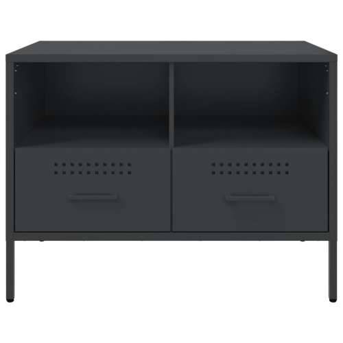 TV ormarići 2 kom crni 68 x 39 x 50,5 cm čelični - Crna 2 Cijena