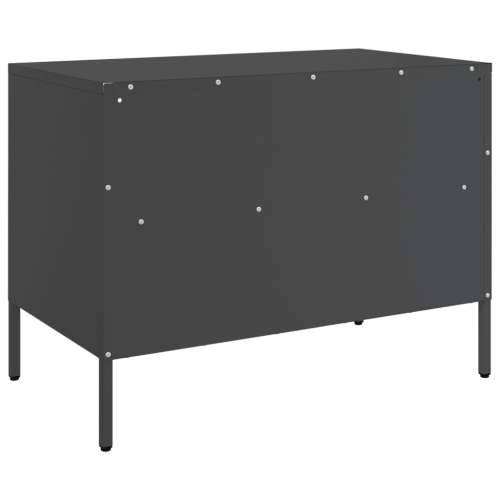 TV ormarići 2 kom crni 68 x 39 x 50,5 cm čelični - Crna 2 Cijena