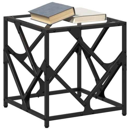 Stolić s prozirnom staklenom površinom 40x40x41 cm čelik - prozirno staklo 40 x 40 x 41 cm 1 Cijena