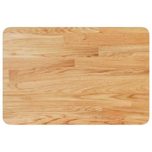 Zidna polica za Lavabo - Umivaonik od čelika i masivne hrastovine - svijetlo smeđa i crna 60 x 40 x 2.5 cm 1 Pravokutno Cijena