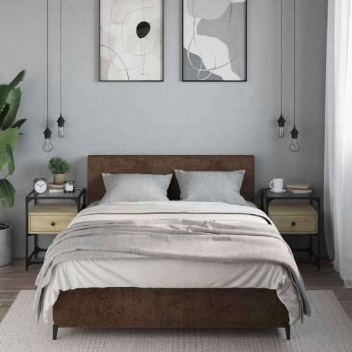 Noćni ormarići 2 kom boja hrasta 40x40x55 cm konstruirano drvo - sonoma hrast 2 Cijena