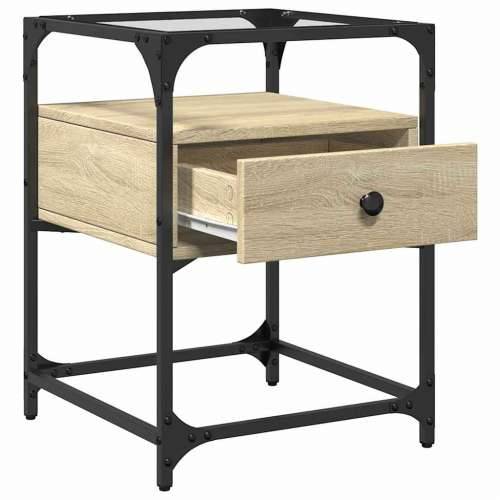 Noćni ormarići 2 kom boja hrasta 40x40x55 cm konstruirano drvo - sonoma hrast 2 Cijena