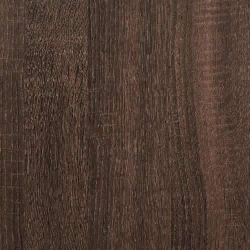Visoka komoda boja hrasta 30 x 42,5 x 124 cm konstruirano drvo Smeđi hrast 1 Cijena