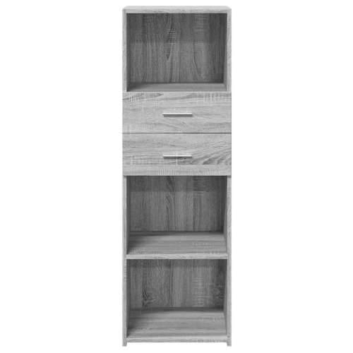 Visoka komoda siva boja hrasta 40x42,5x124 cm konstruirano drvo Sivi hrast sonoma 1 Cijena