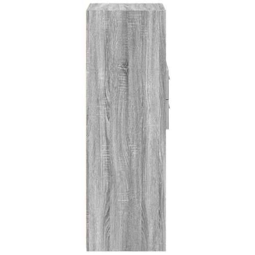 Visoka komoda siva boja hrasta 40x42,5x124 cm konstruirano drvo Sivi hrast sonoma 1 Cijena