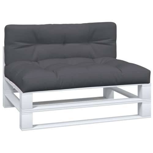 Jastuci za palete 2 kom antracit od tkanine - Antracit 120 x 80 x 12 cm 1 Cijena