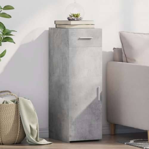 Komoda siva boja betona 30x42,5x93 cm od konstruiranog drva - Beton siva 1 Cijena
