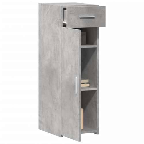 Komoda siva boja betona 30x42,5x93 cm od konstruiranog drva - Beton siva 1 Cijena